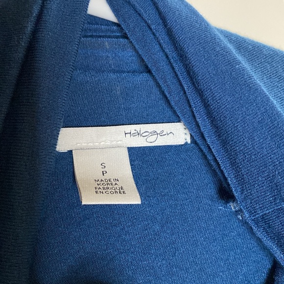 Women’s Halogen Long Sleeve Turtle Neck Blue Small - Picture 3 of 5